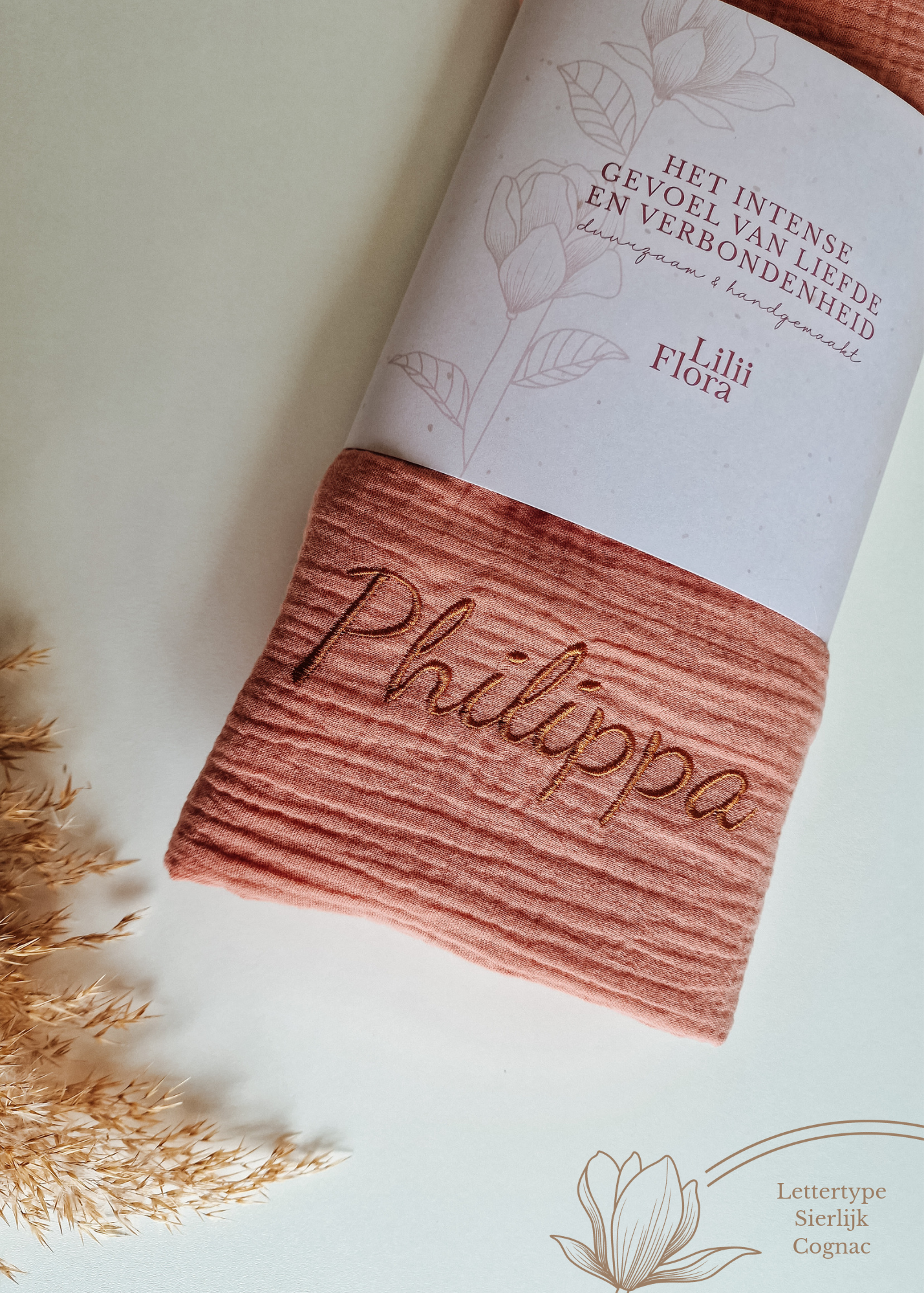 Large XL hydrophilic cloth with name | Blush