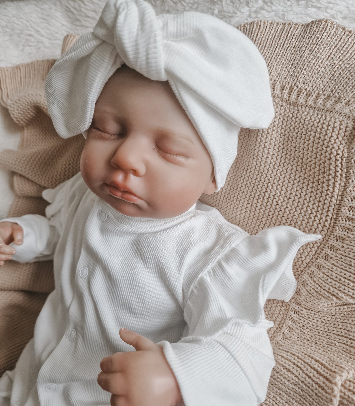 Baby haarband |Rib| Lotus | Actie alleen bij aanschaf boxpak