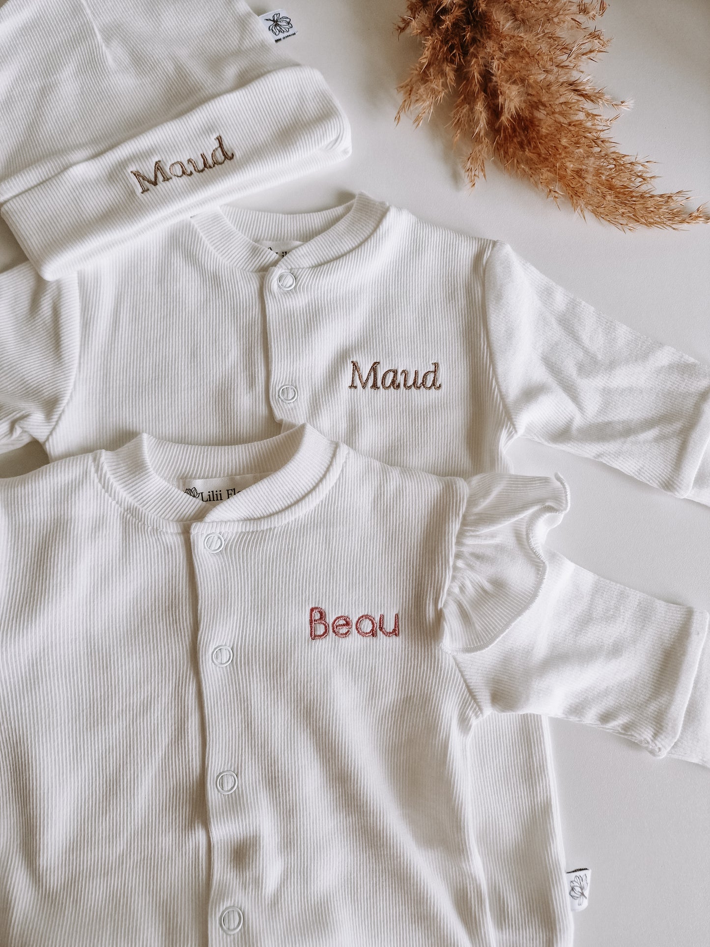 Babymuts met naam| Biologisch| Rib Lotus
