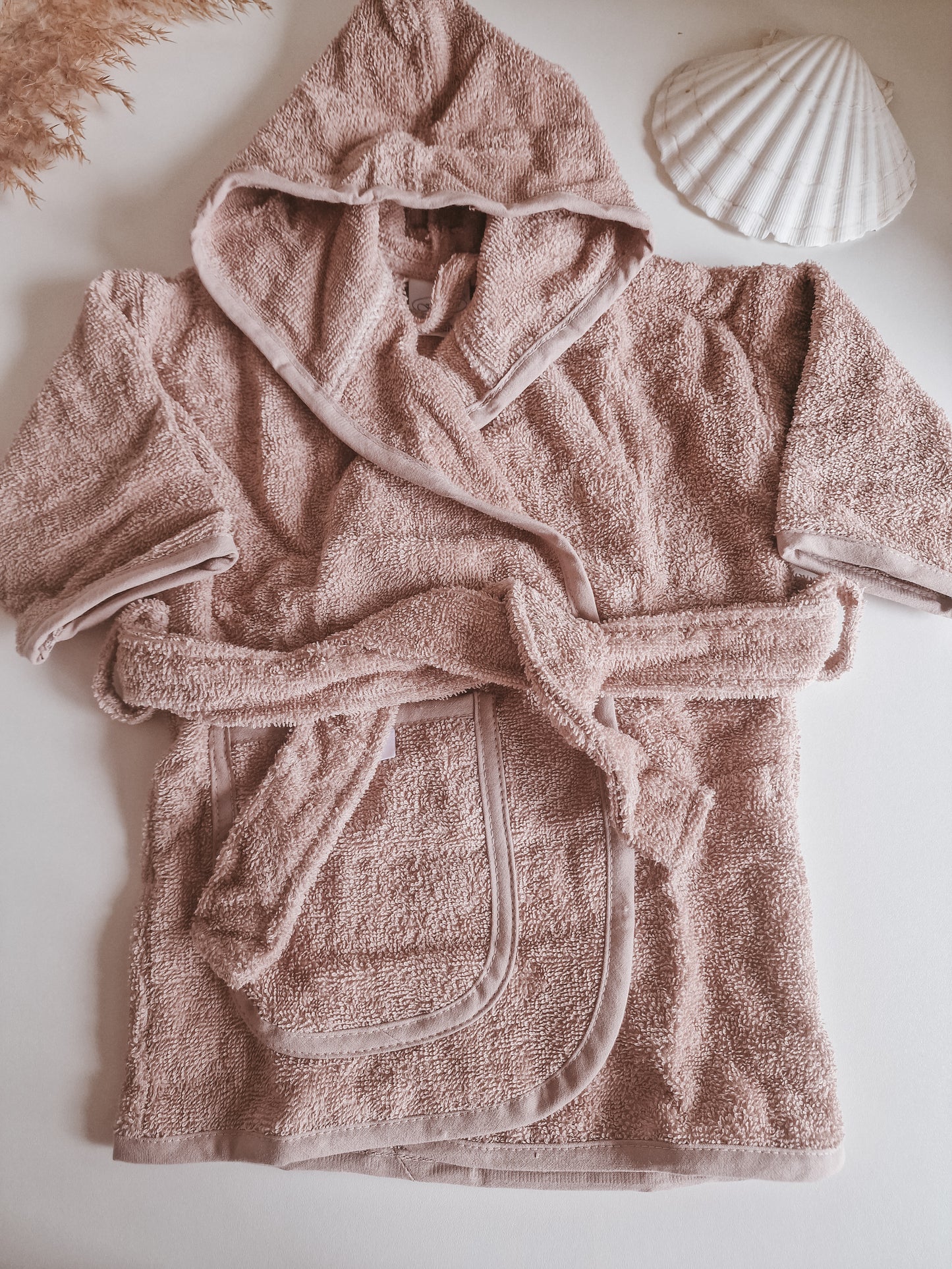 Badjas met naam | Kind | Pink blush