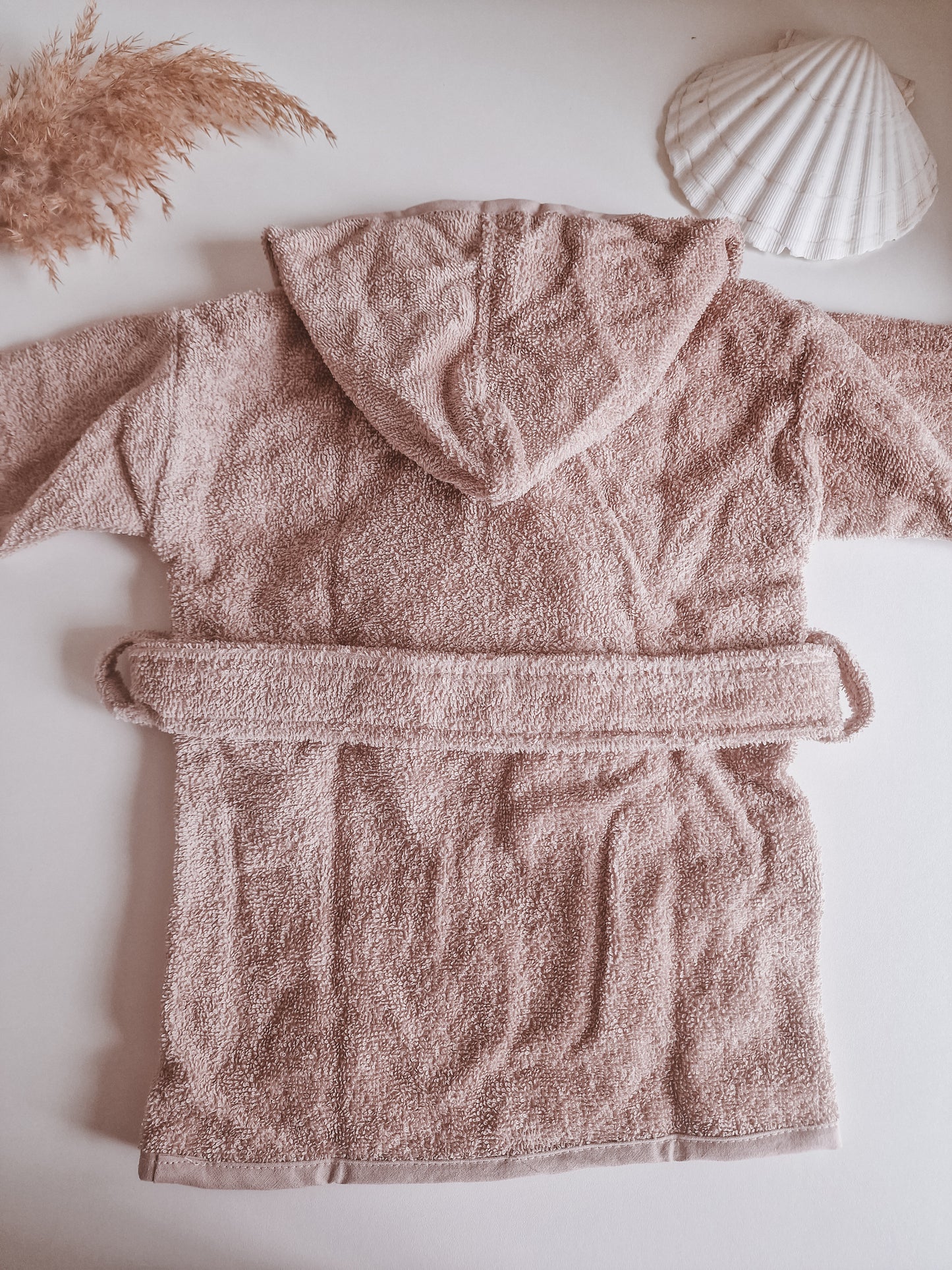 Badjas met naam optioneel | Kind | Pink blush