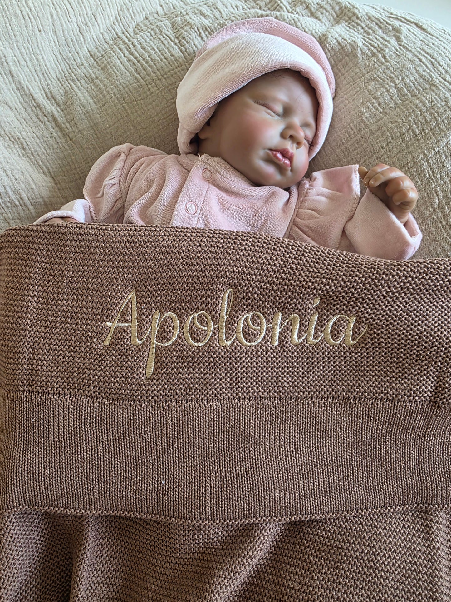 Babymuts met naam | Nicky Pink