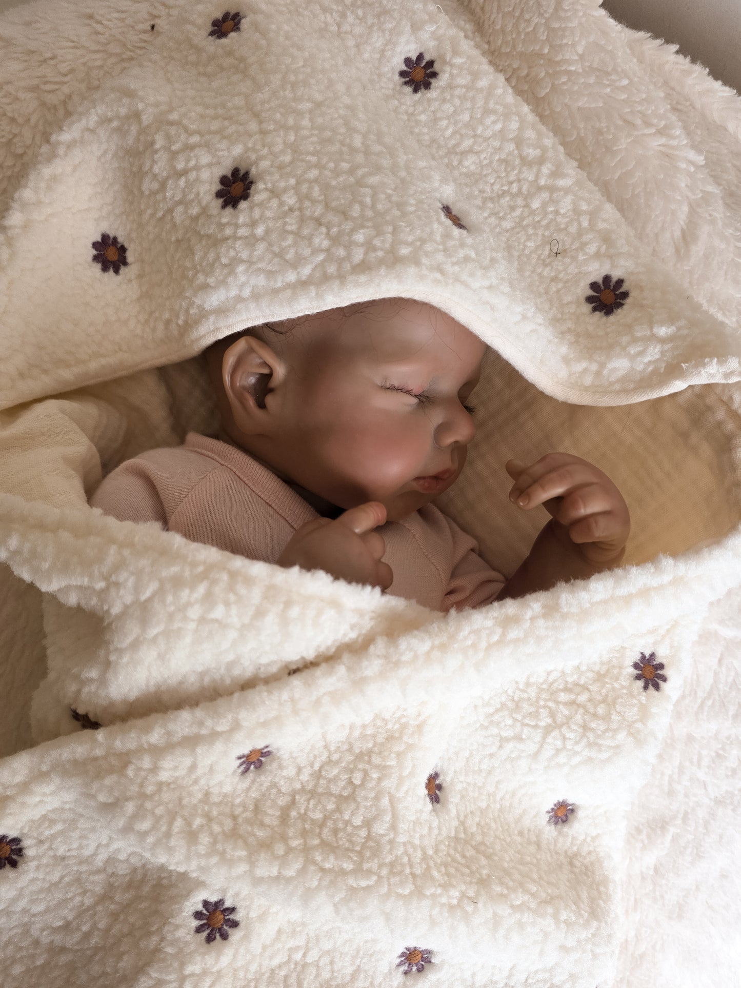 Wikkeldeken / Badcape met naam optioneel |Teddy Flower