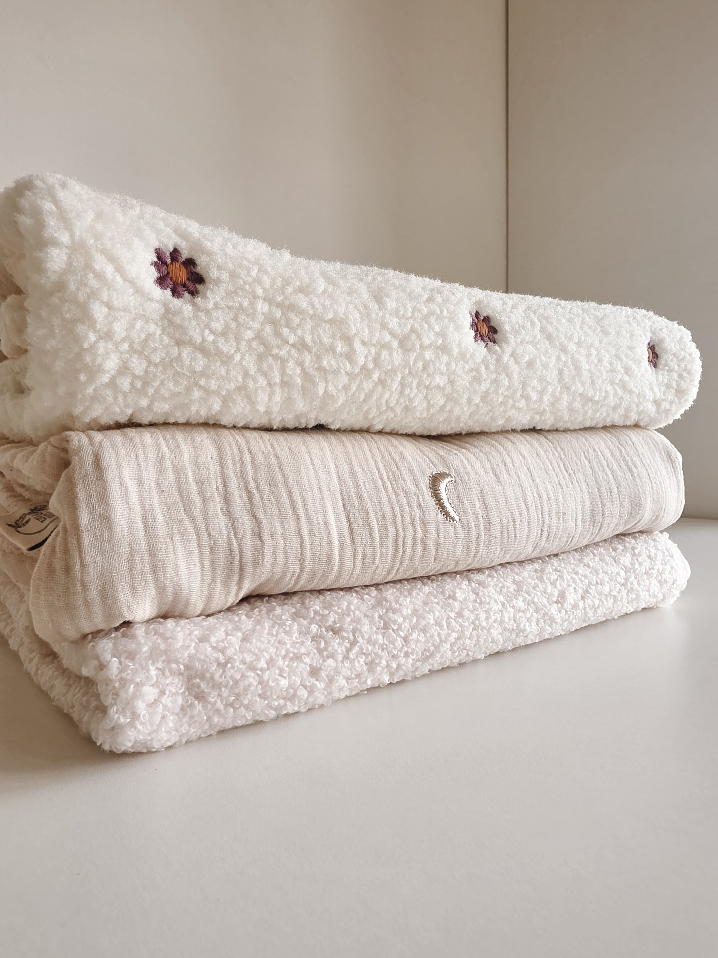 Baby deken | optioneel met naam | Teddy Flower