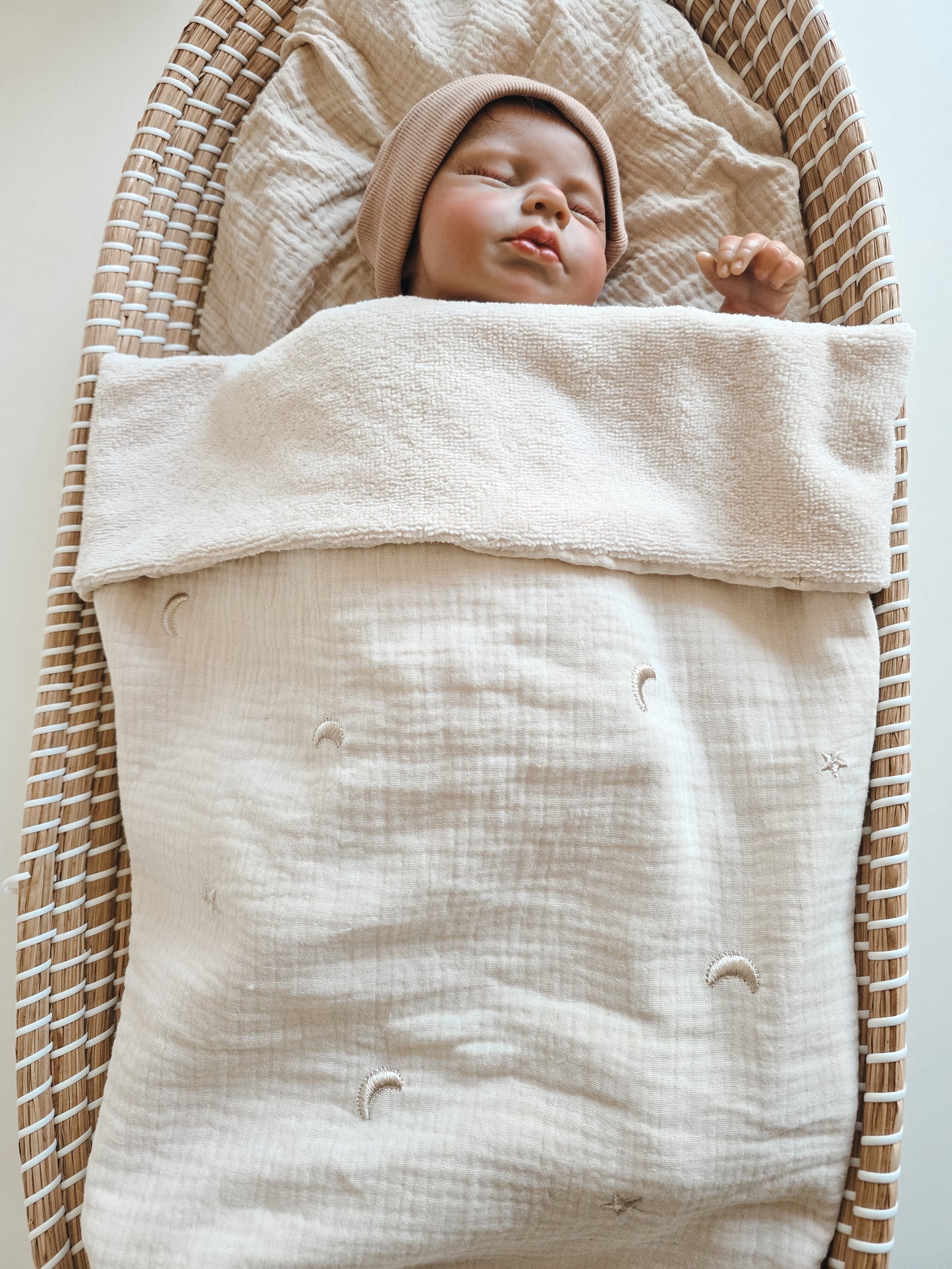 Baby deken | optioneel met naam | Moon and Stars