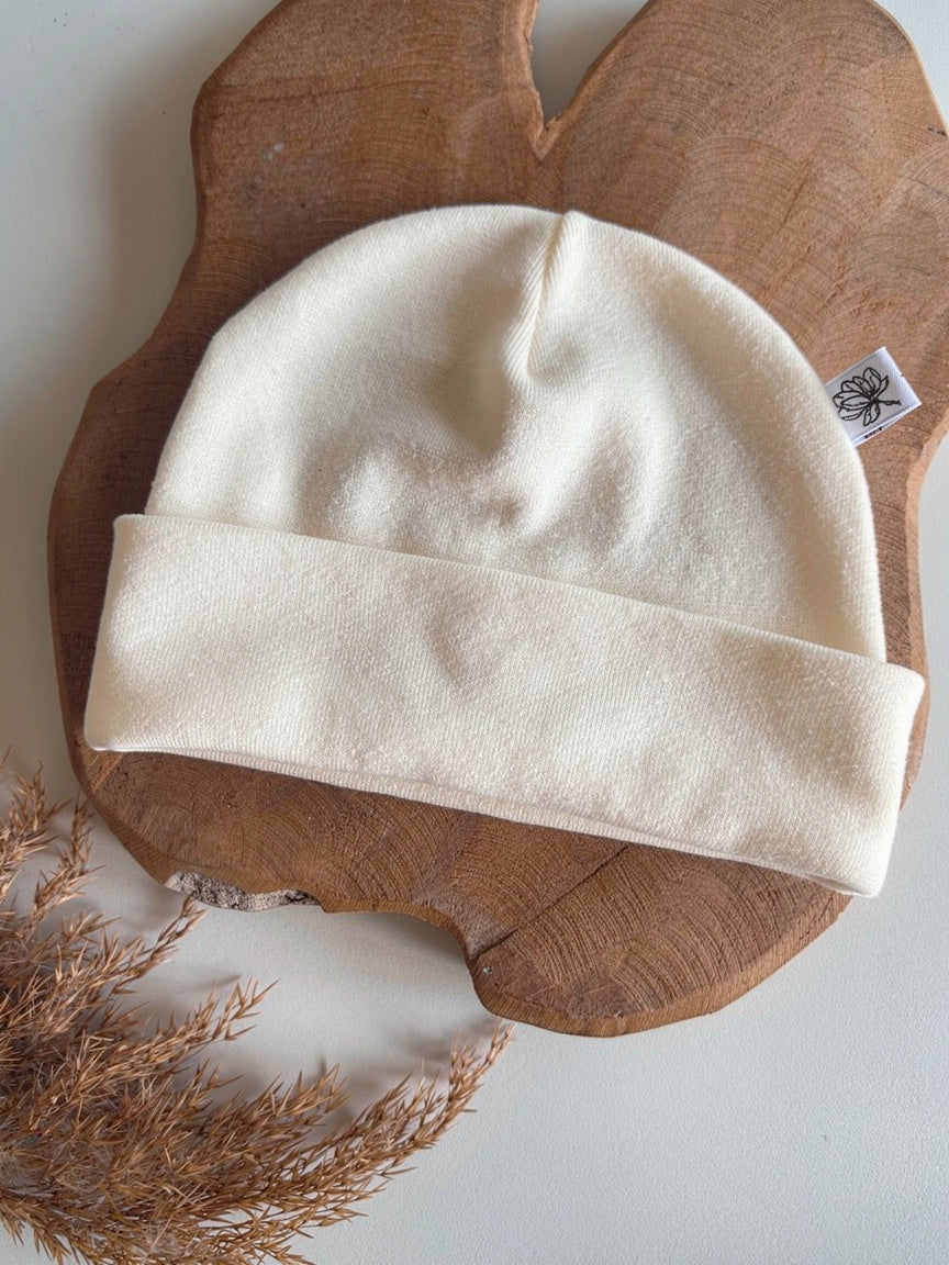 Babymuts met naam optioneel | Teddy Soft | Ivoria