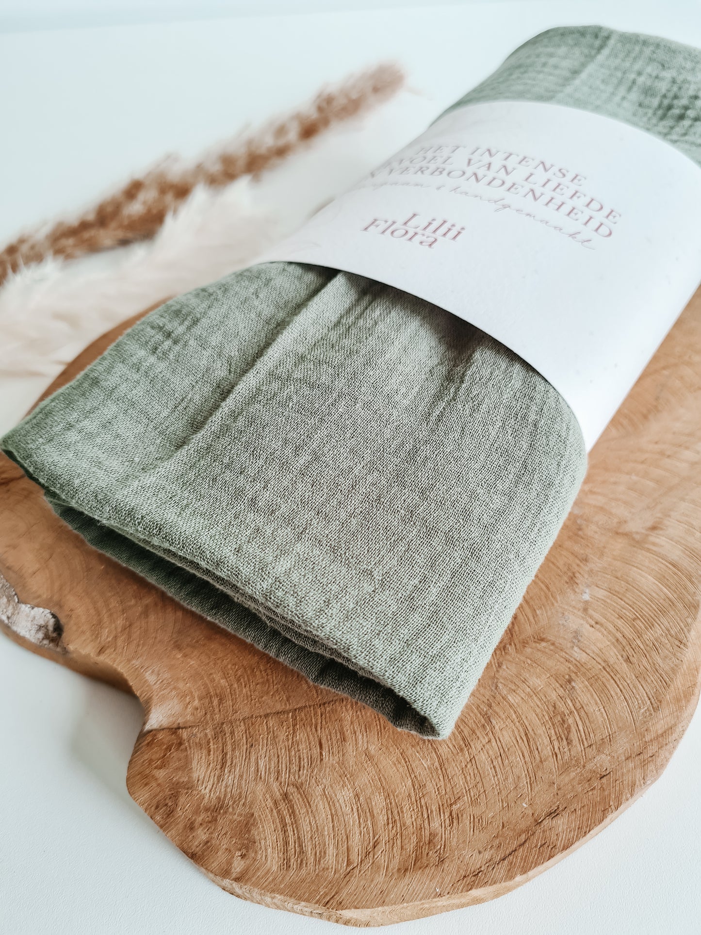 Large XL hydrophilic cloth with name | Vintage green