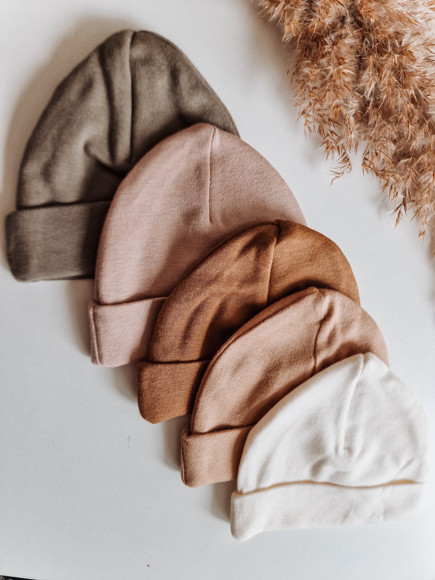 Baby hat with name | Cream