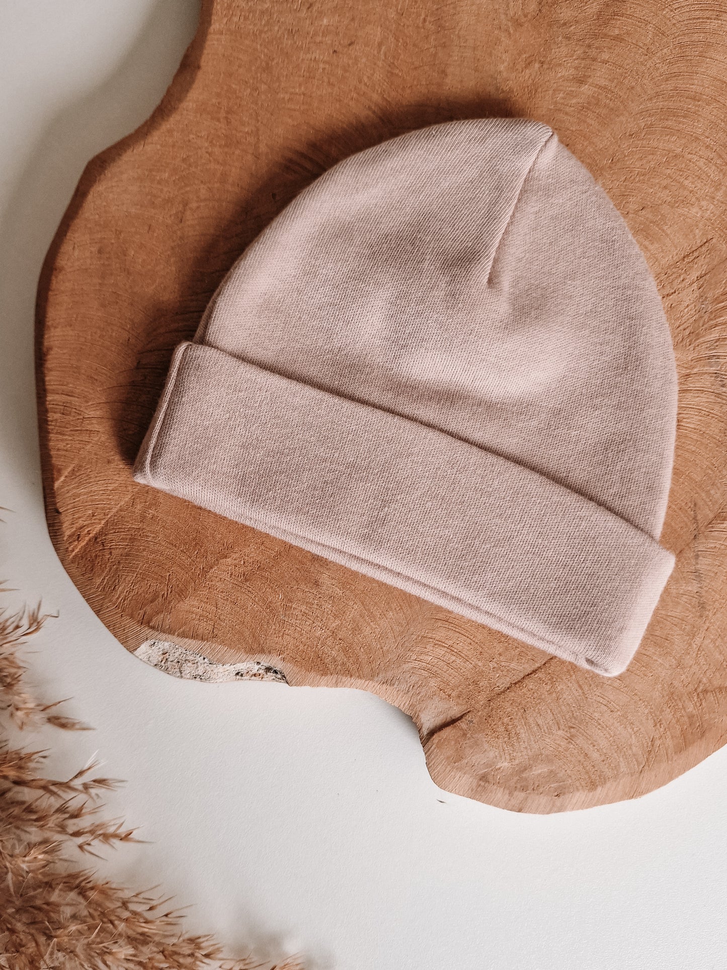 Baby hat with name | Powder pink