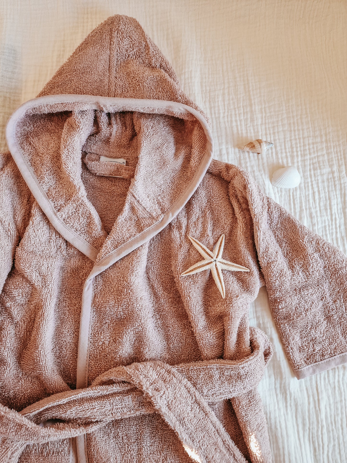 Badjas met naam | Kind | Pink blush