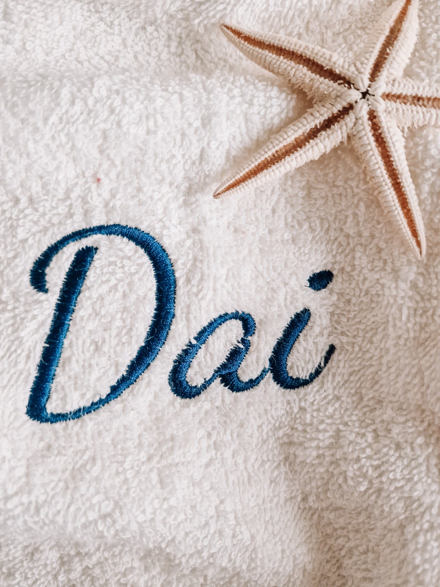 Badjas met naam | Kind | Ecru