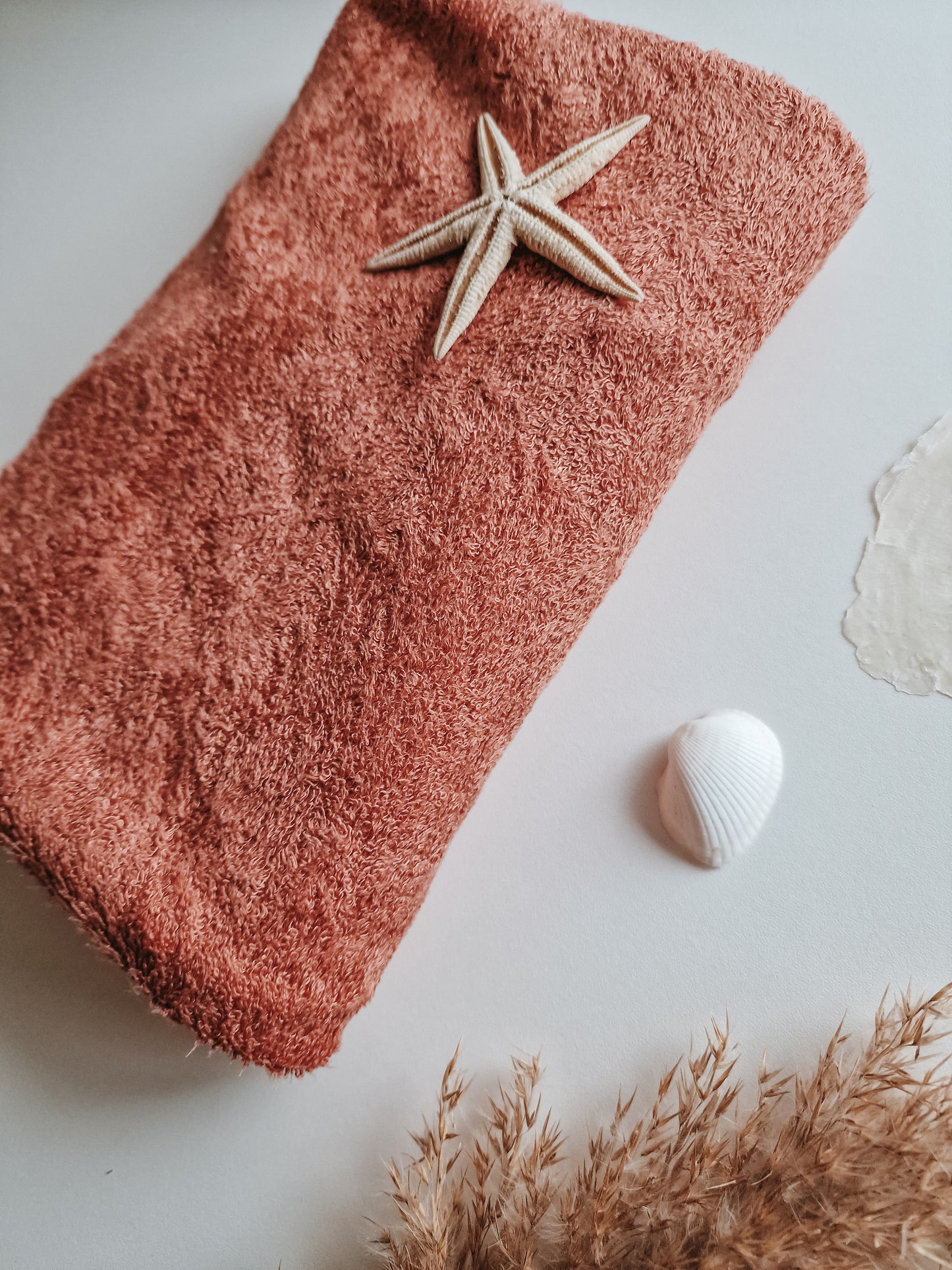 Handdoek bamboe luxe met naam | Terra