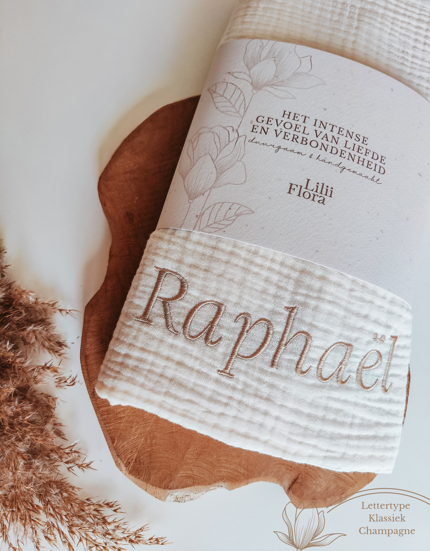 Large XL hydrophilic cloth with name | Champagne