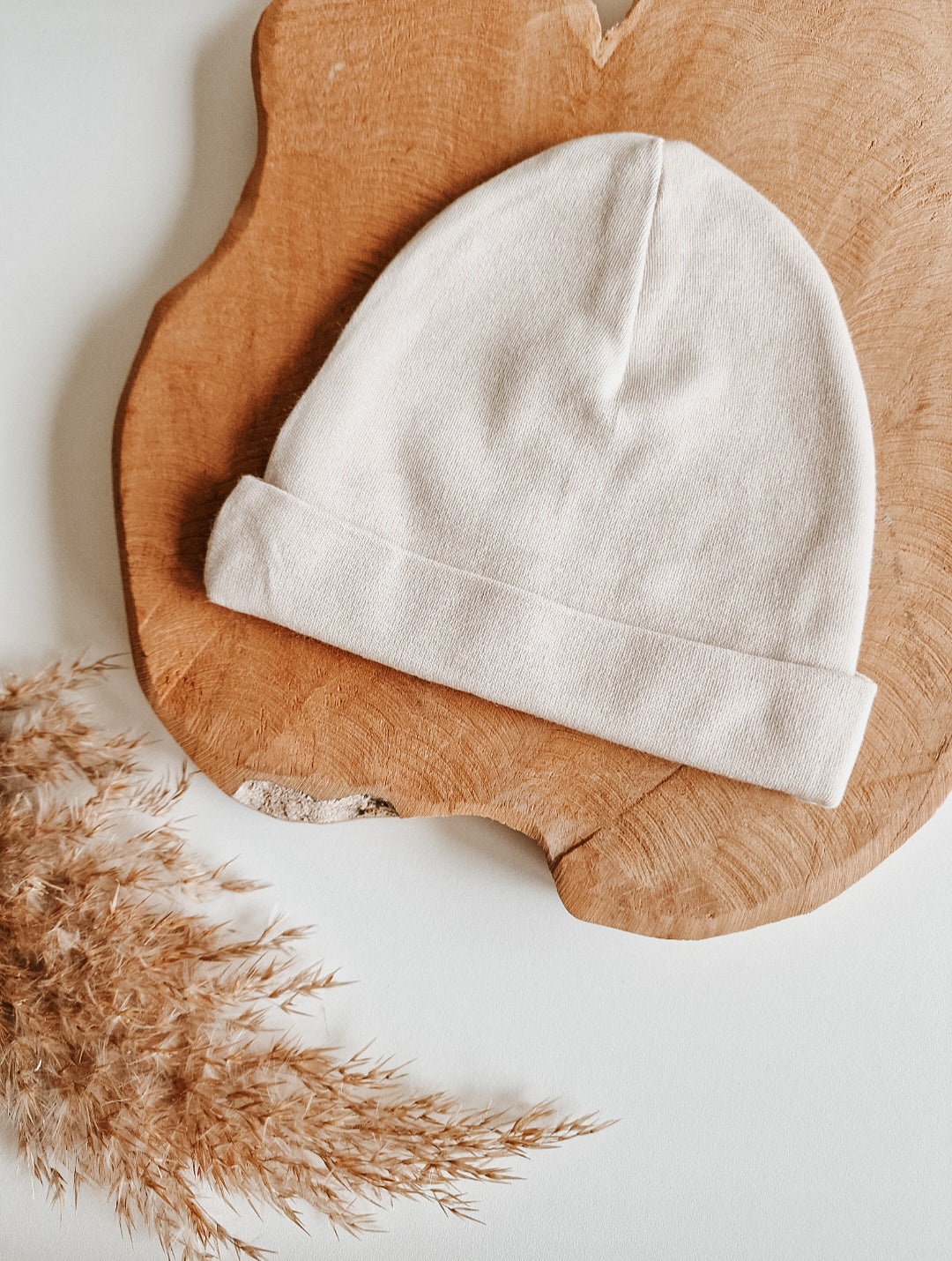 Baby hat with name | Beige