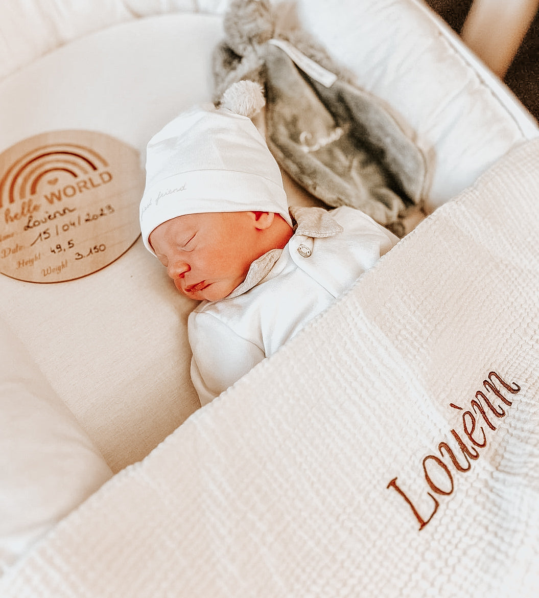 Large XL hydrophilic cloth with name | Champagne