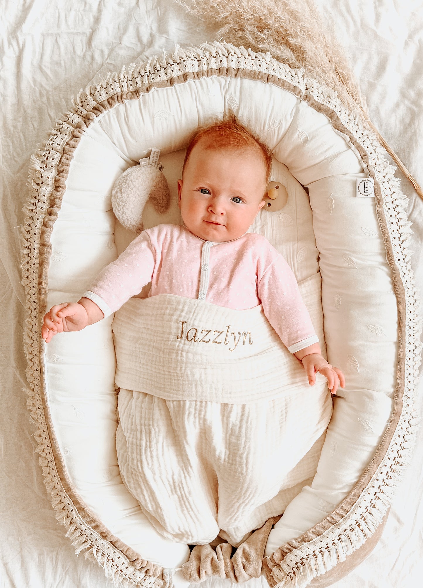 Large XL hydrophilic cloth with name | Champagne