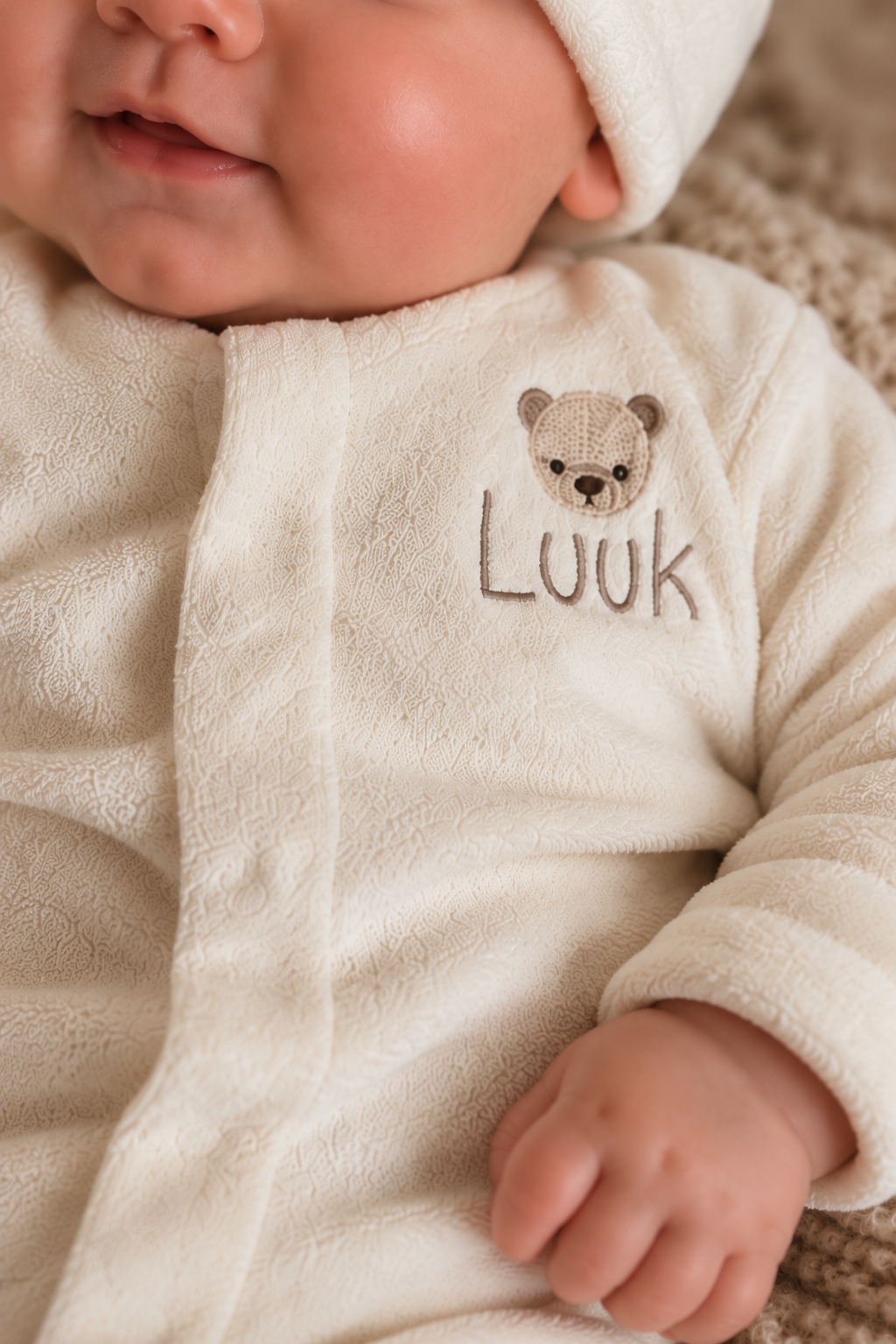 Boxpakje met naam optioneel | Teddy Soft | Ivoria