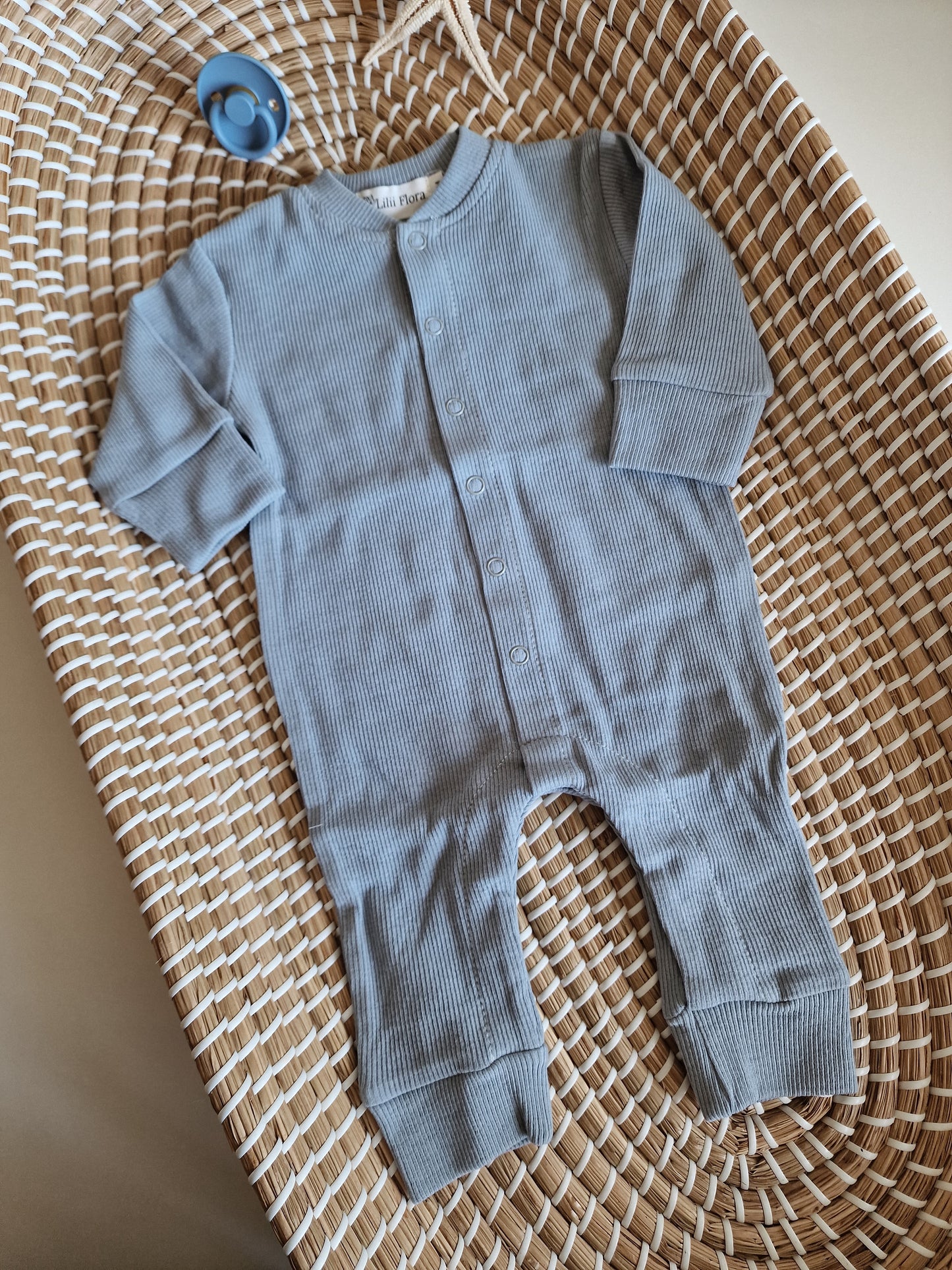 Playsuit with name terry cloth | Sand