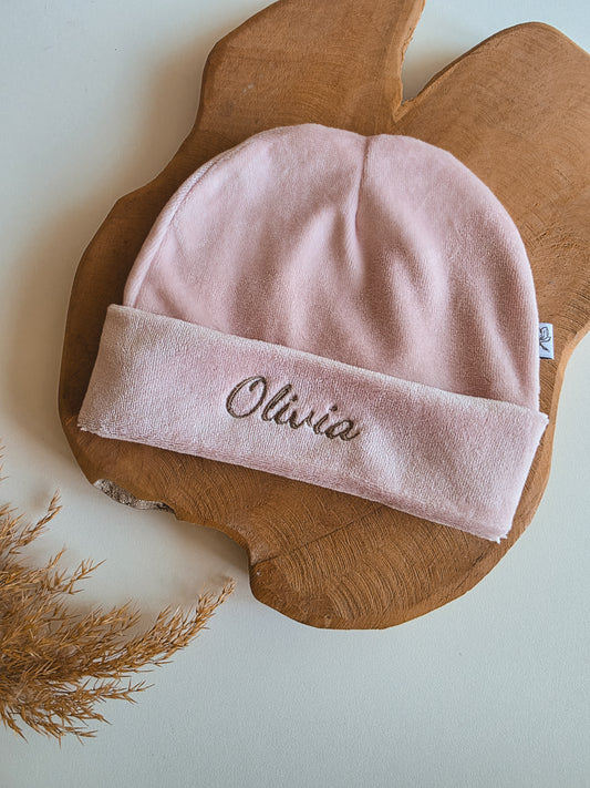 Babymuts met naam | Nicky Pink