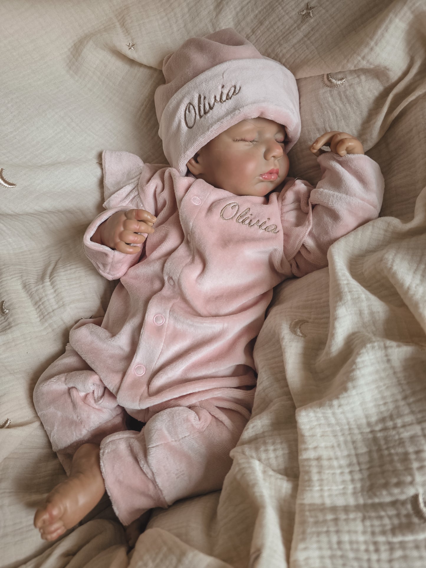 Boxpakje met naam | Nicky Pink Ruffle