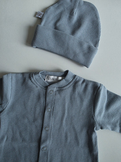 Playsuit with name terry cloth | Sand