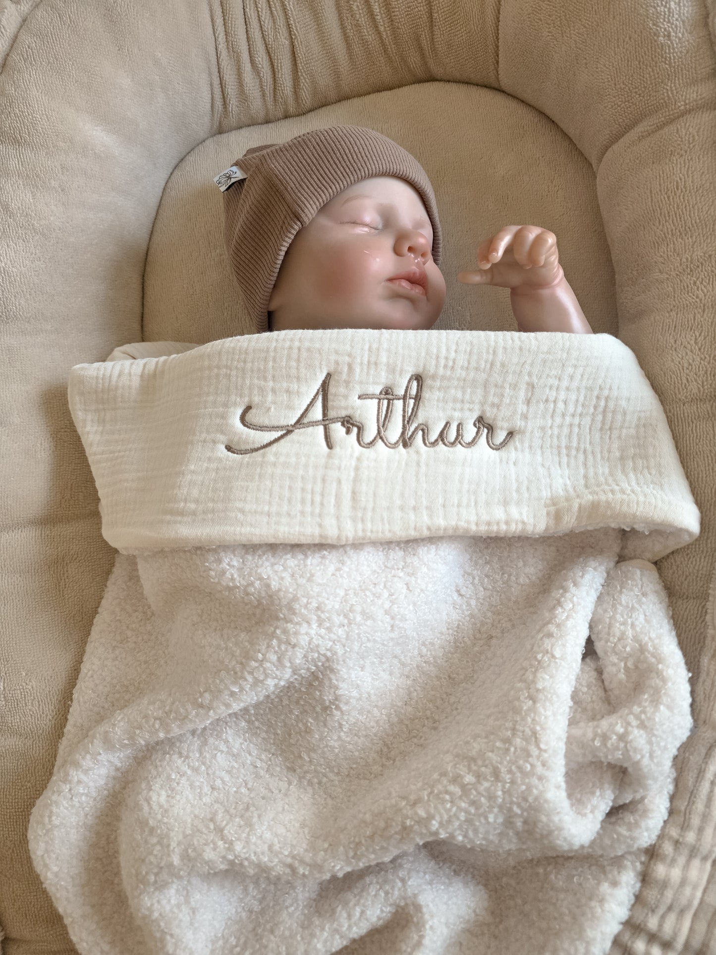 Baby deken | optioneel met naam | Teddy