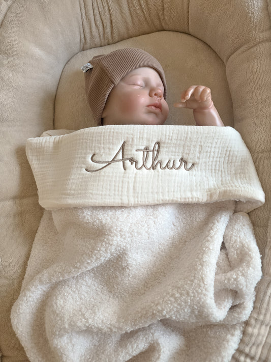 Baby deken | optioneel met naam | Teddy