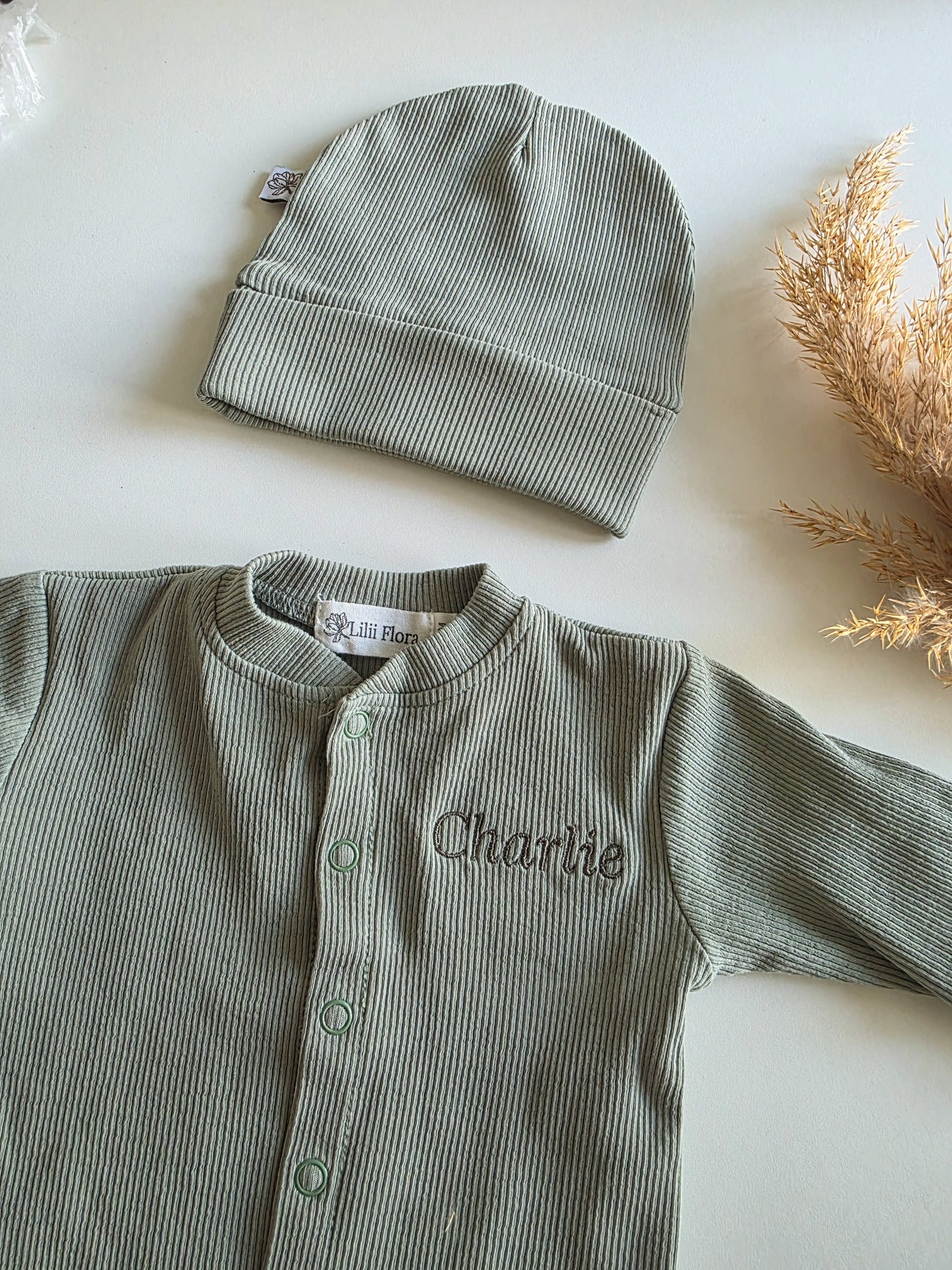 Boxpakje met naam| Biologisch| Rib Sage green