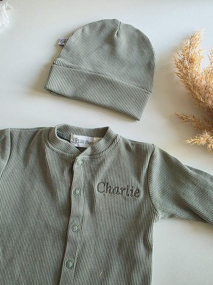 Boxpakje met naam| Biologisch| Rib Sage green