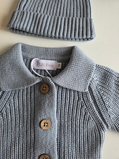 Boxpakje met naam optioneel | Polo | Denim blue