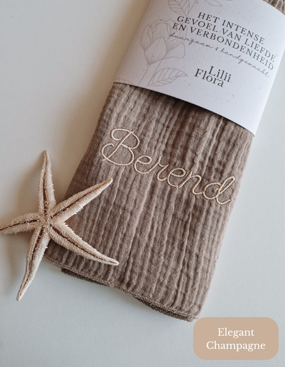 Large XL hydrophilic cloth with name | Wood