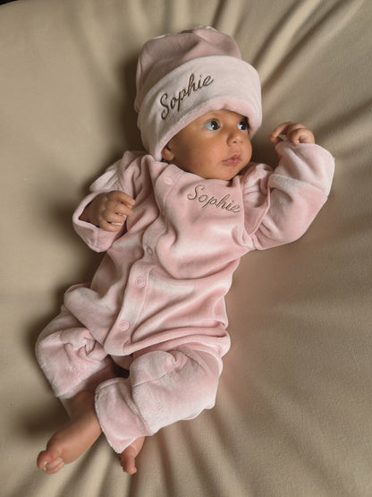 Boxpakje met naam | Nicky Pink Ruffle