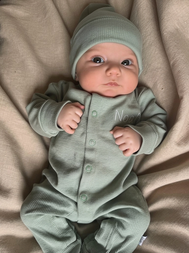 Boxpakje met naam| Biologisch| Rib Sage green