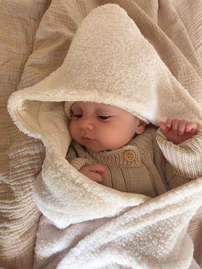 Wikkeldeken / Badcape met naam optioneel |Teddy