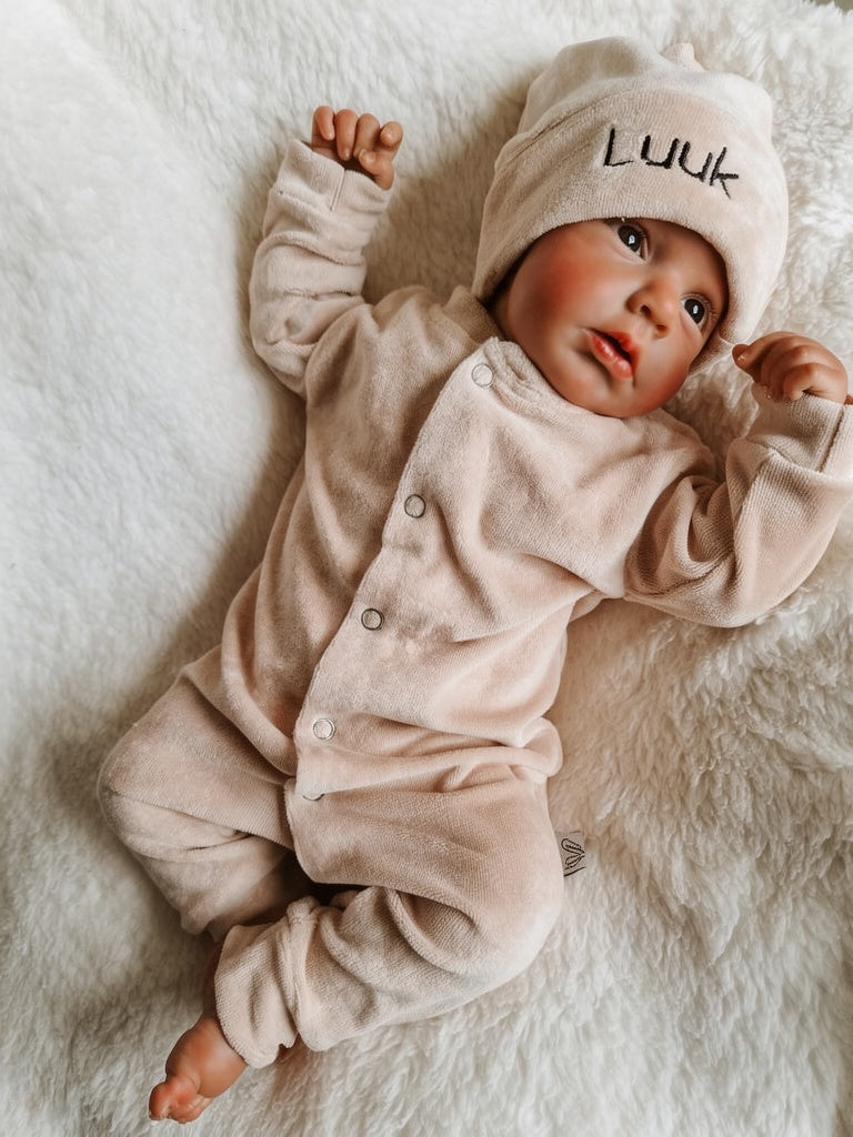 Boxpakje met naam | Nicky Beige