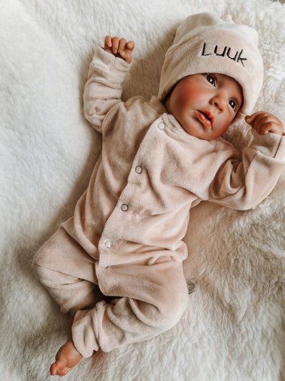 Boxpakje met naam | Nicky Beige