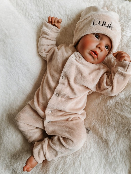 Boxpakje met naam optioneel  | Nicky Beige