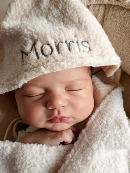 Wikkeldeken / Badcape met naam optioneel |Teddy