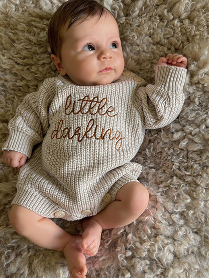 Romper | Biologisch gebreid | Little darling