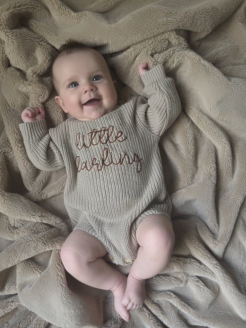 Romper | Biologisch gebreid | Little darling