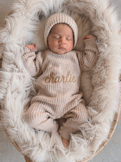 Babymuts met naam optioneel | Biscuit