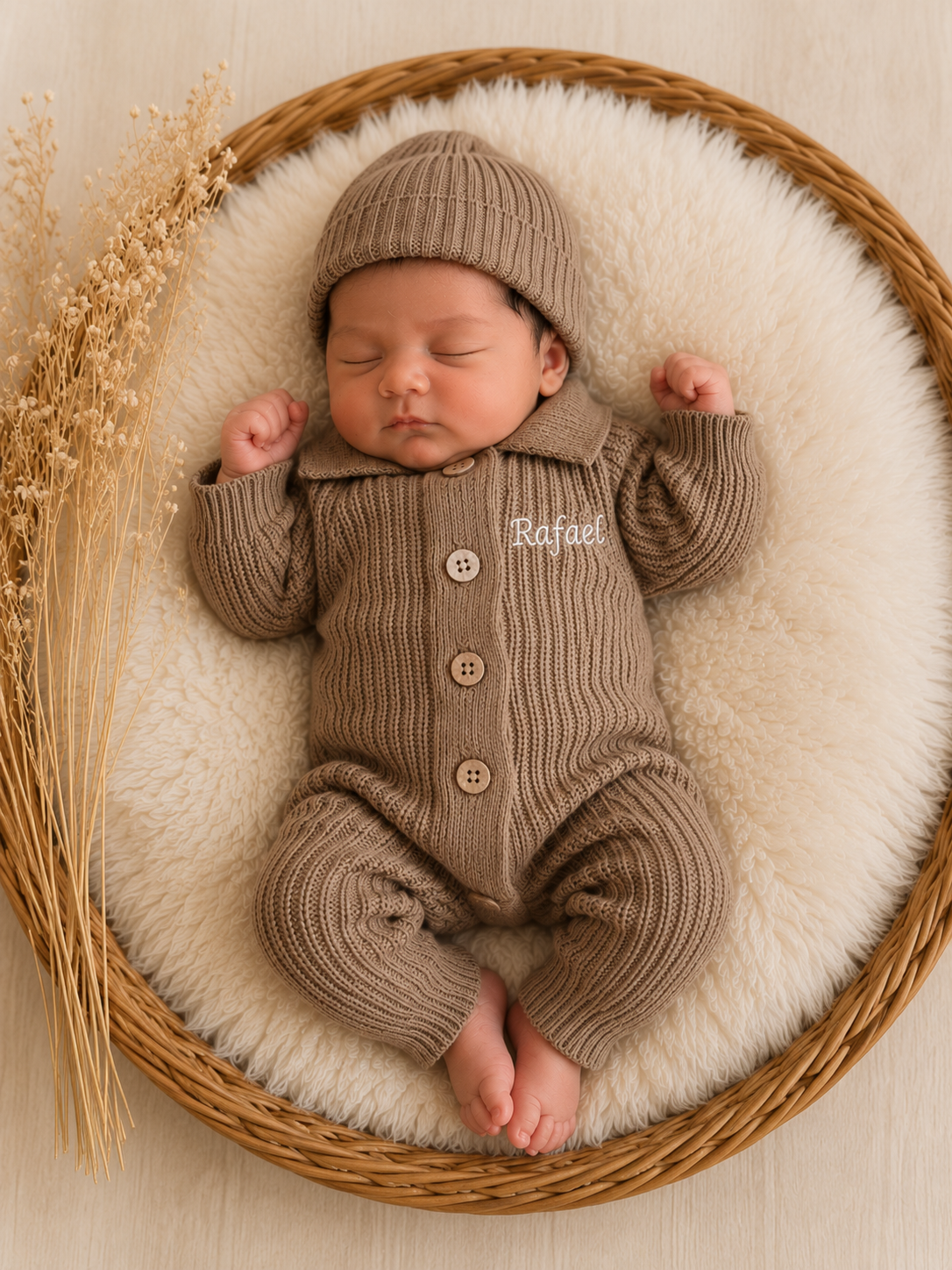 Babymuts met naam optioneel | Polo | Chocolat