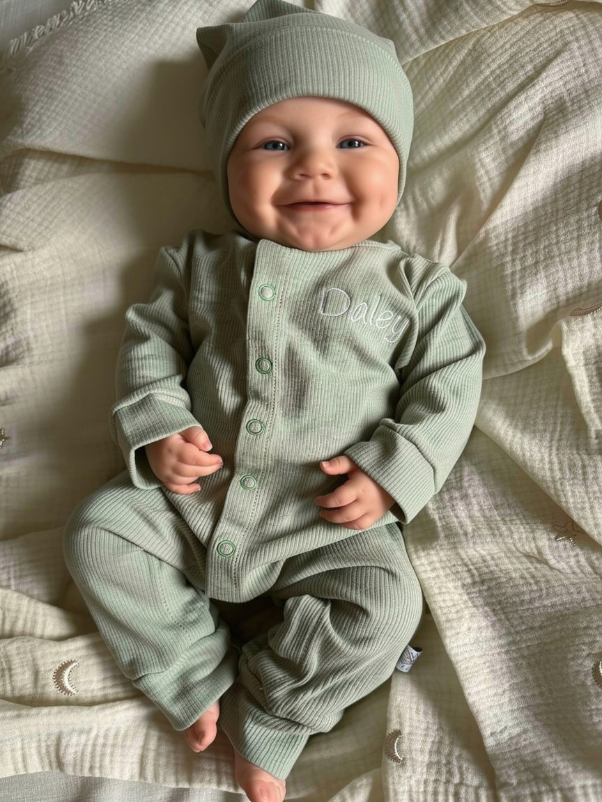 Boxpakje met naam| Biologisch| Rib Sage green