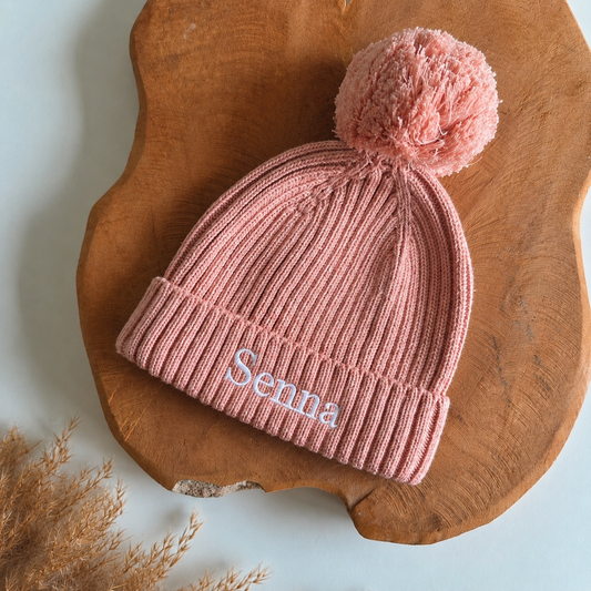 Babymuts met naam optioneel | Orchid