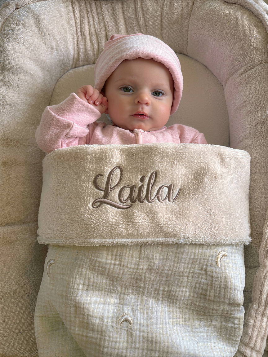 Baby blanket | optional with name | Moon and Stars