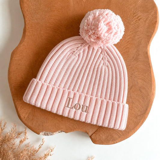 Babymuts met naam optioneel | Blossom