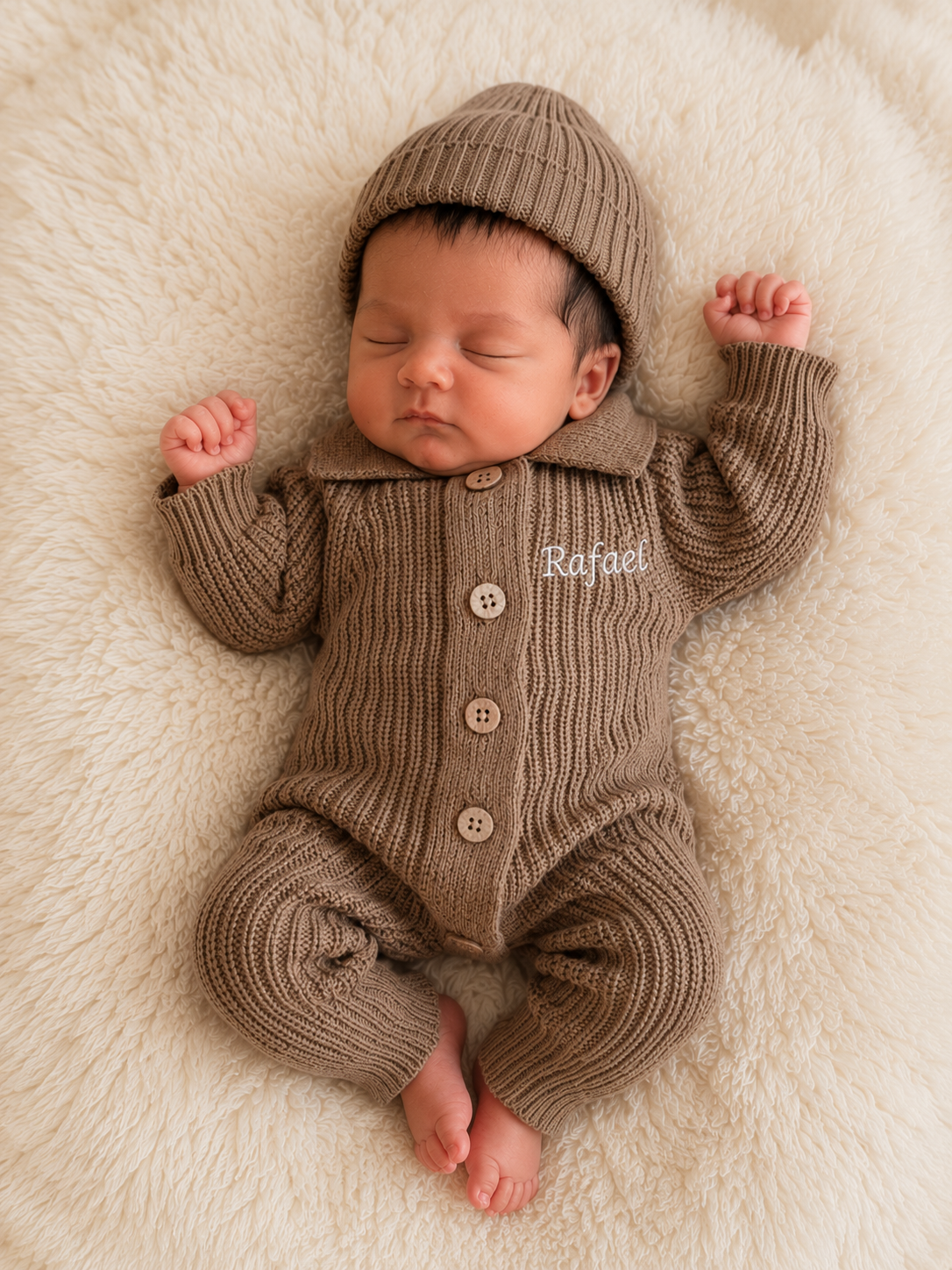 Babymuts met naam optioneel | Polo | Chocolat