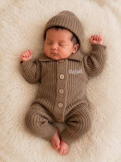 Babymuts met naam optioneel | Polo | Chocolat