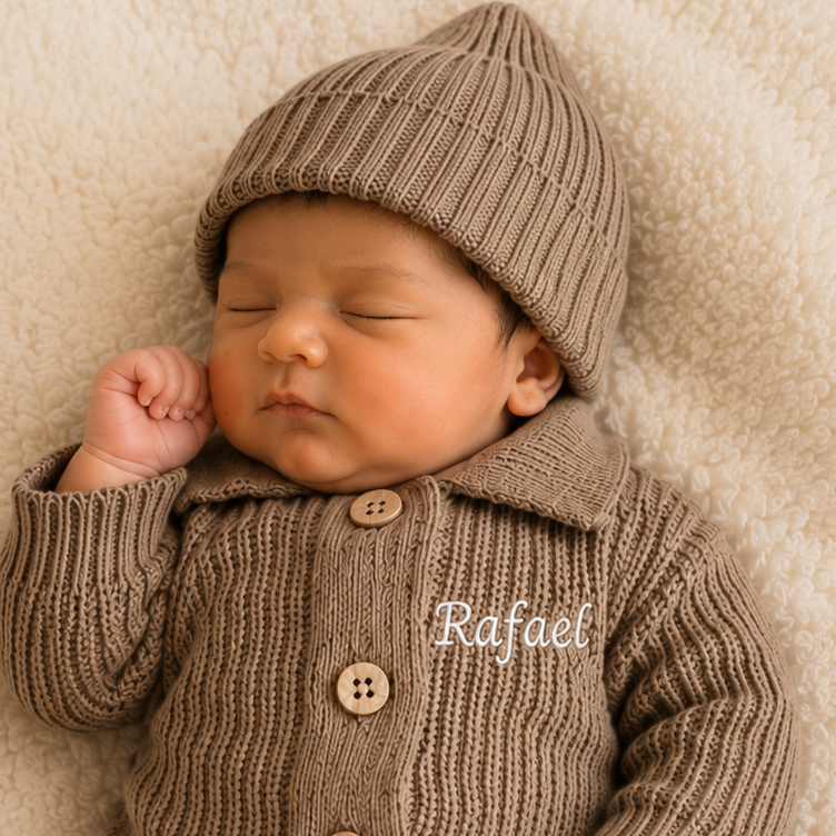 Babymuts met naam optioneel | Polo | Chocolat