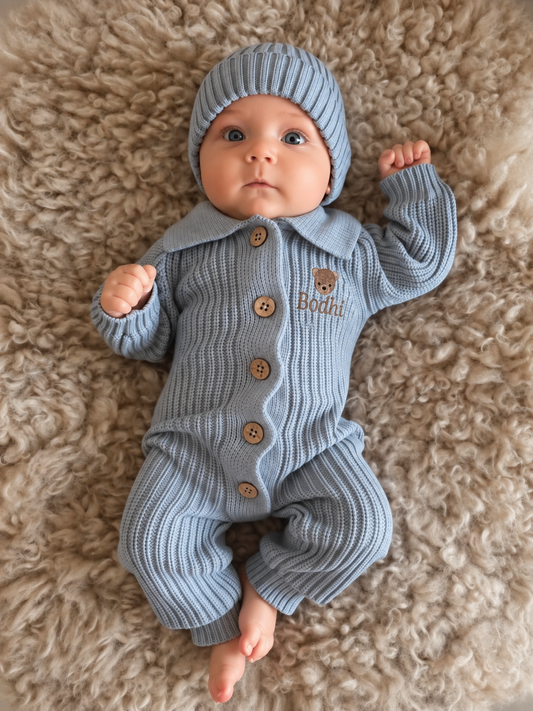 Boxpakje met naam optioneel | Polo | Denim blue